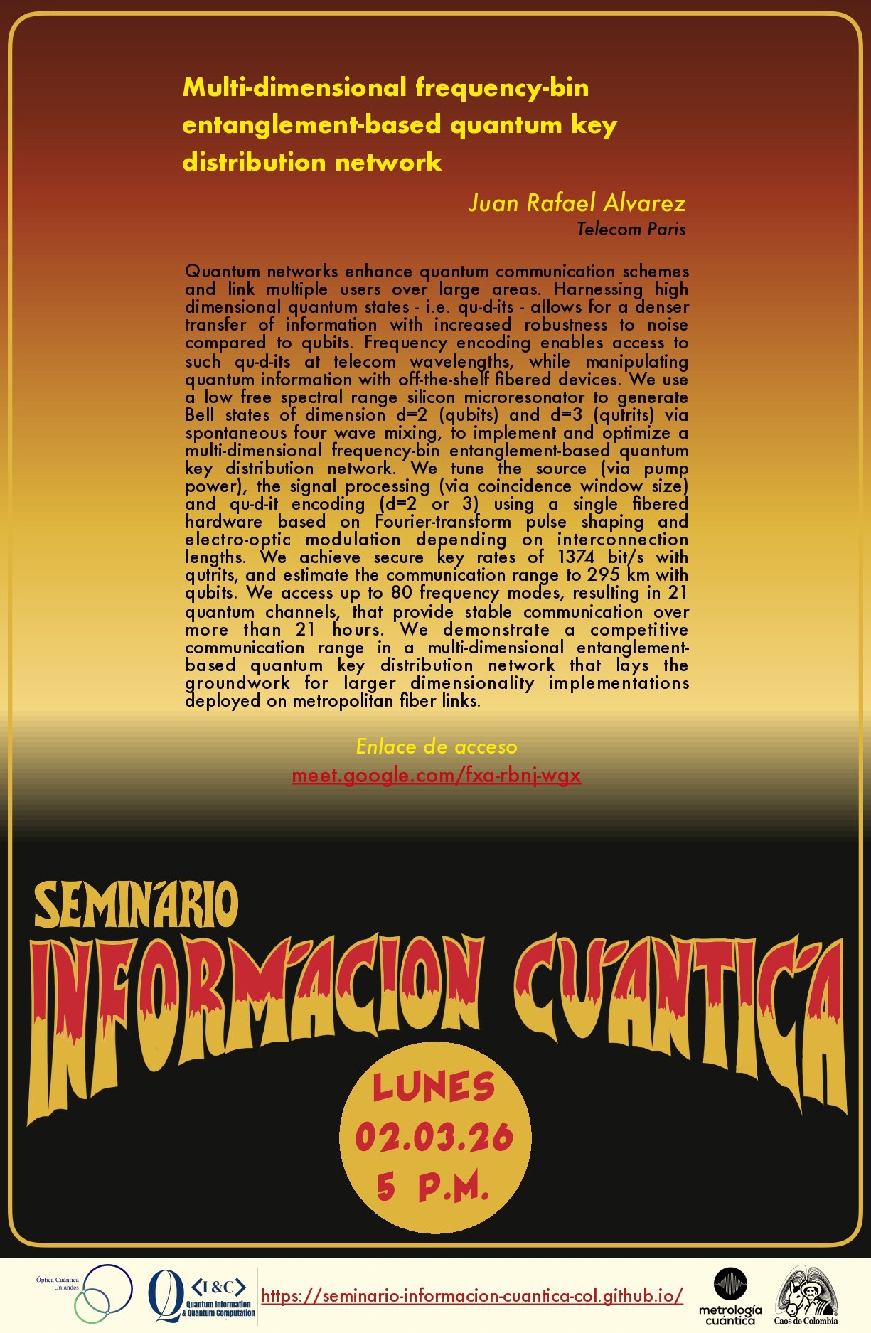 Póster charla s2s2