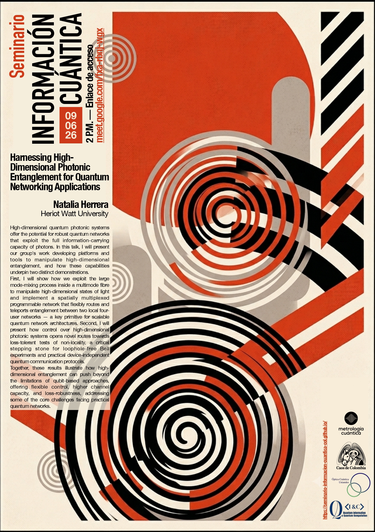 Póster charla s2s8